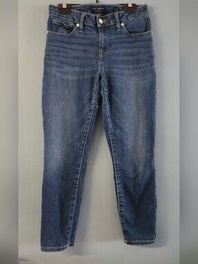 Lucky Brand Women's Low Rise Lolita Crop Blue Jeans